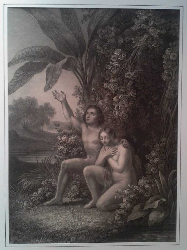 Eve L Ve Toi S Rie De Gravures Dadam Et Eve Au Jardin Deden De La